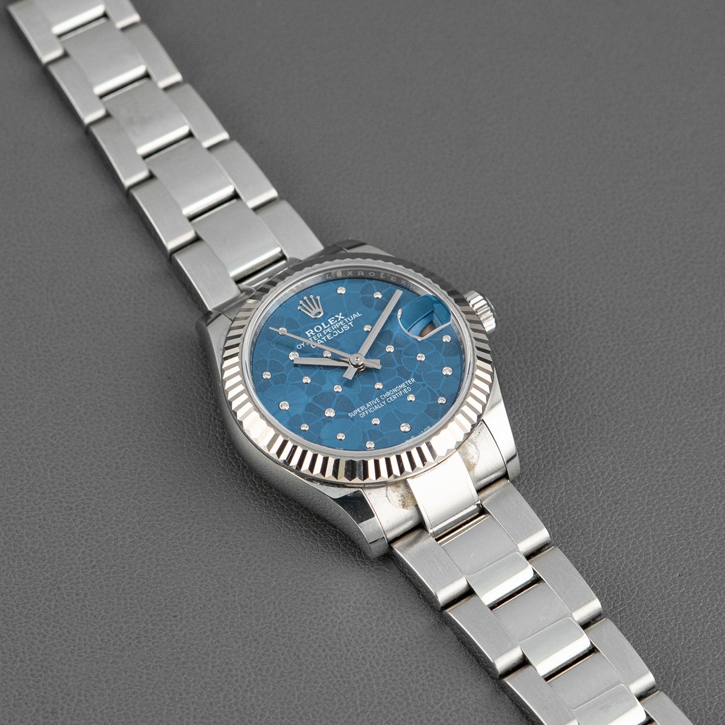 Rolex Datejust 31 278274 Blue Floral Diamond Dial 31mm