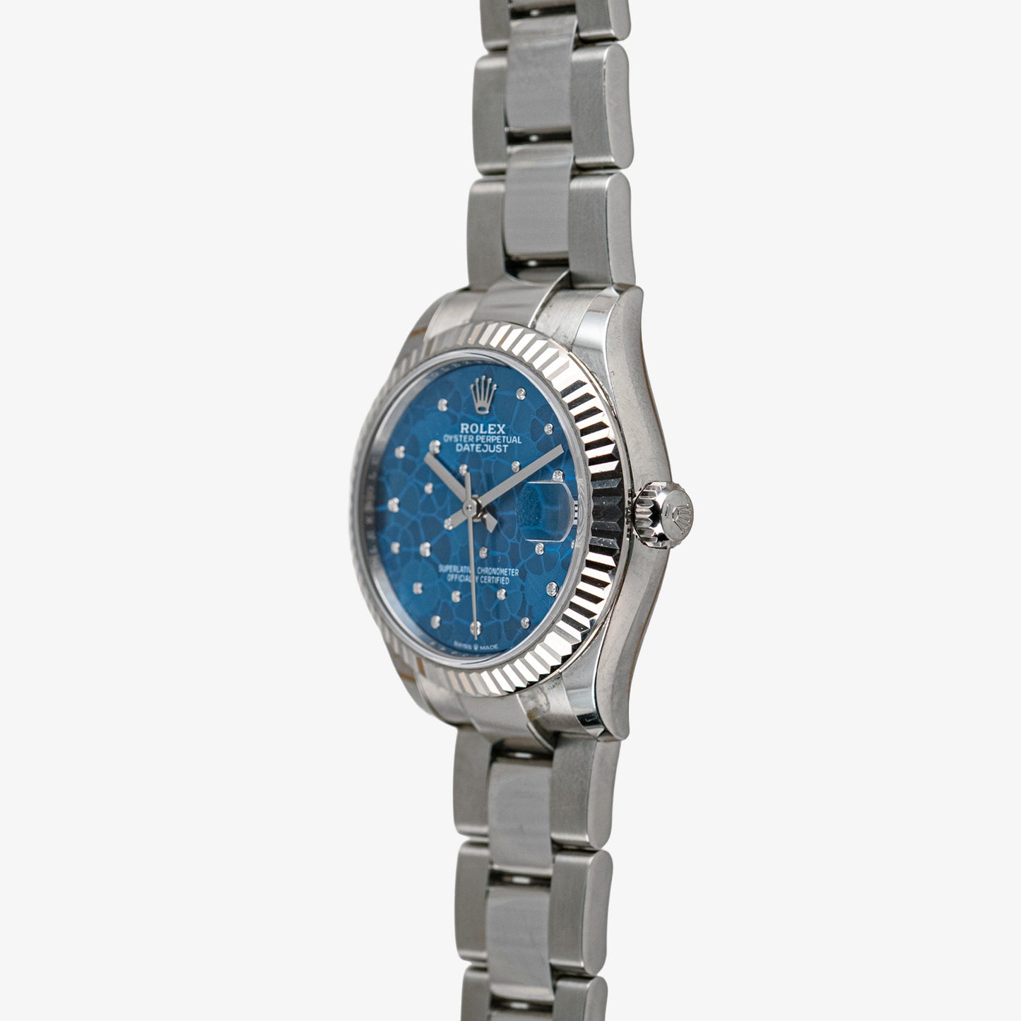 Rolex Datejust 31 278274 Blue Floral Diamond Dial 31mm