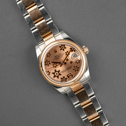 Rolex Datejust 31 178241 Pink Floral Dial Everose 31mm