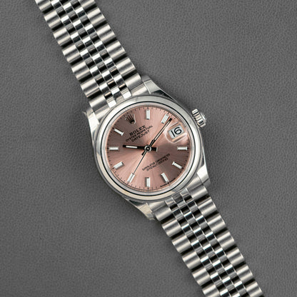 Rolex Datejust 31 278240 Smooth Bezel Pink Dial 31mm