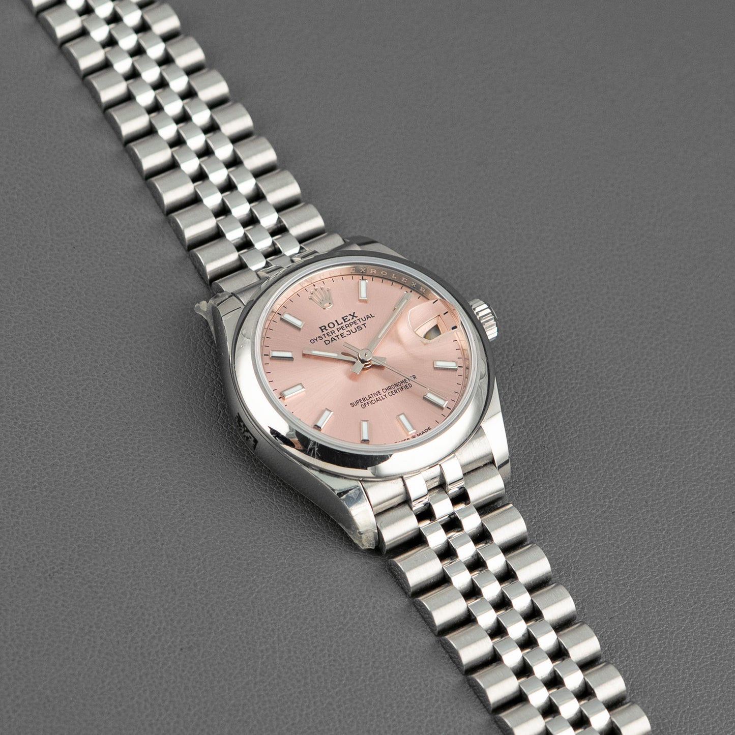 Rolex Datejust 31 278240 Smooth Bezel Pink Dial 31mm