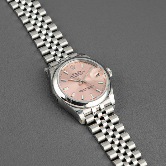 Rolex Datejust 31 278240 Smooth Bezel Pink Dial 31mm