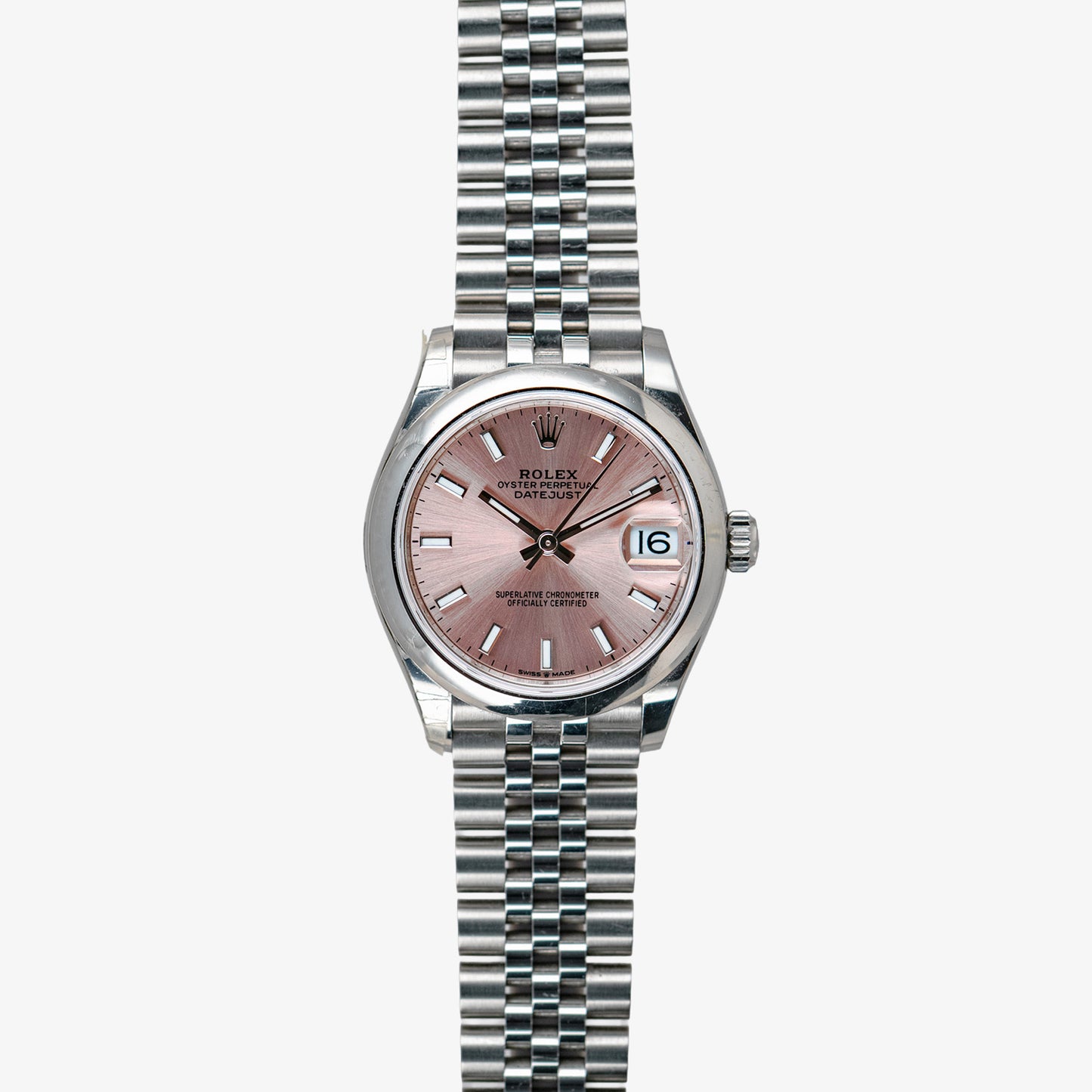 Rolex Datejust 31 278240 Smooth Bezel Pink Dial 31mm