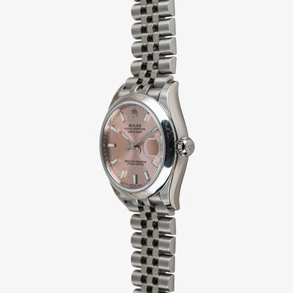 Rolex Datejust 31 278240 Smooth Bezel Pink Dial 31mm