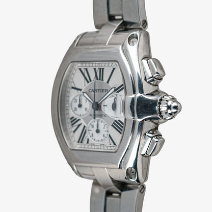 Cartier Roadster 2618 Chronograph XL Silver Dial 43mm