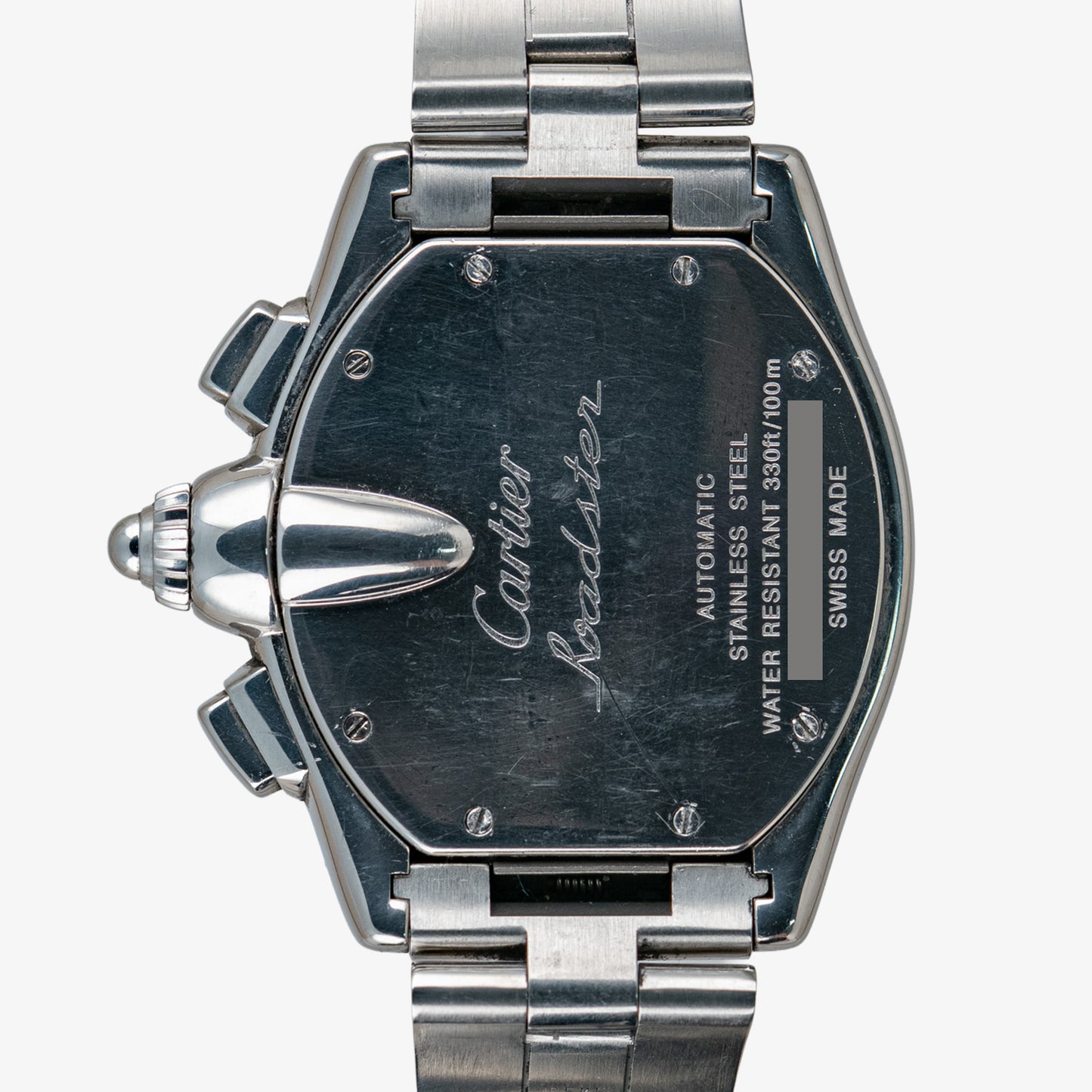 Cartier Roadster 2618 Chronograph XL Silver Dial 43mm