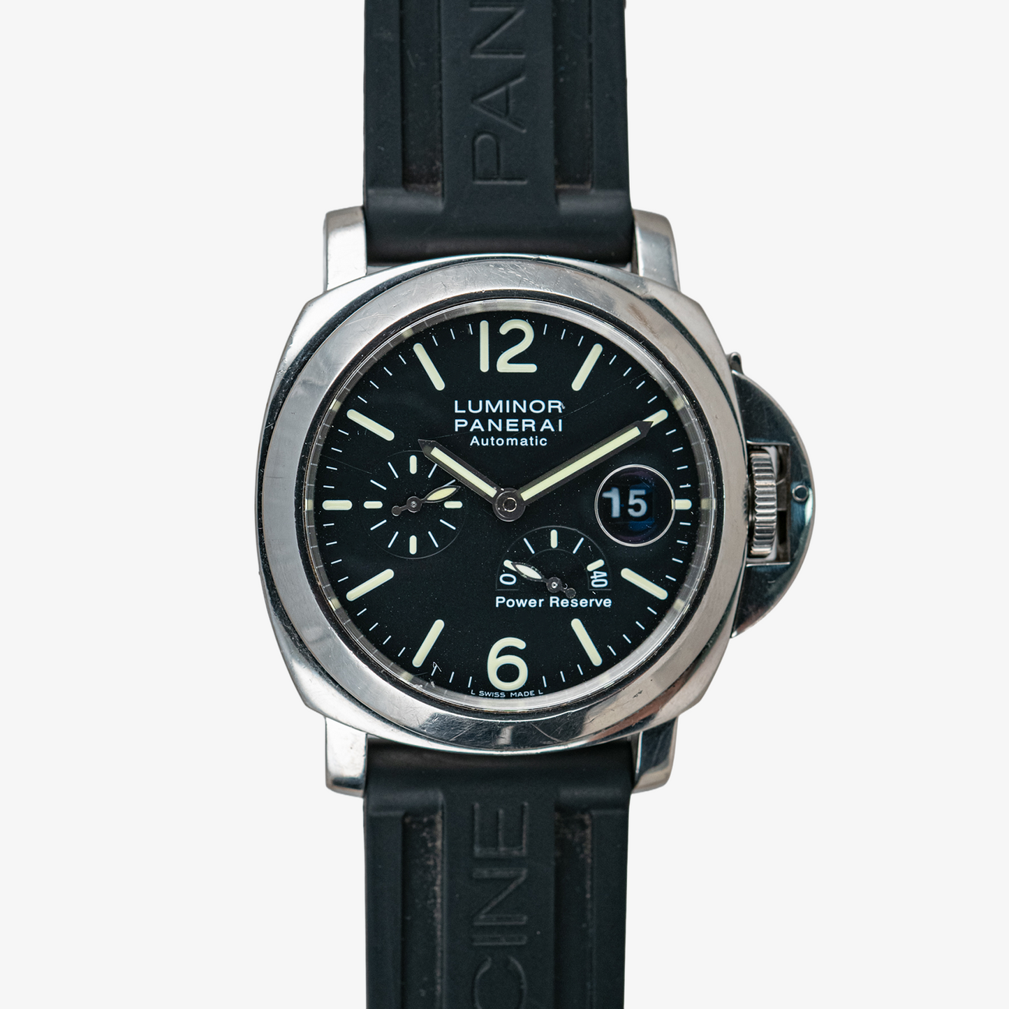 Panerai Luminor PAM 90 Power Reserve Automatic Acciaio 44 mm