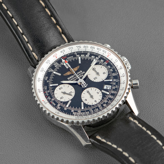 Breitling Navitimer A23322 Chronograph Black Calf 42mm