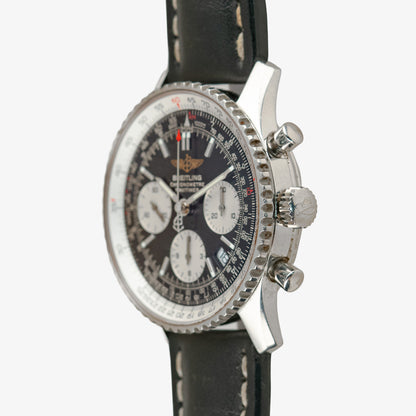Breitling Navitimer A23322 Chronograph Black Calf 42mm