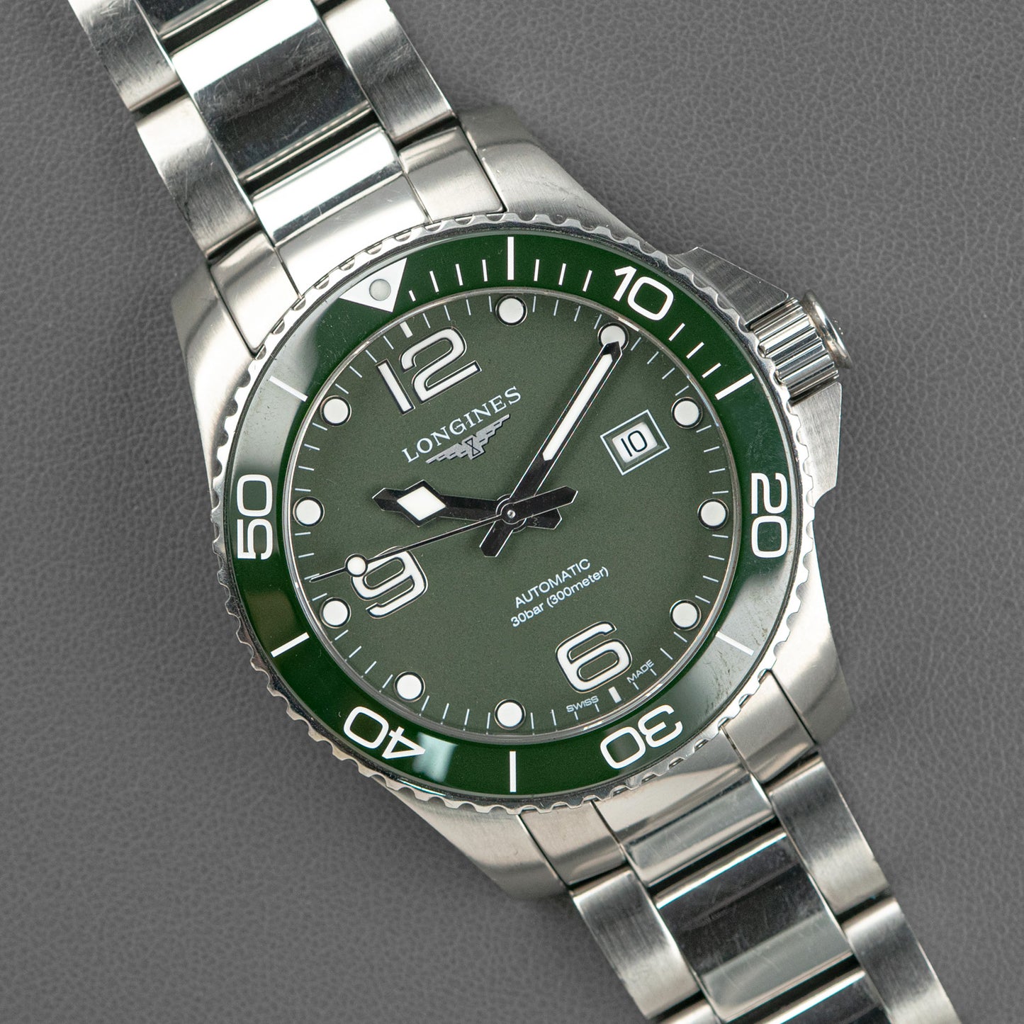 Longines HydroConquest Automatic Green Dial and Bezel 43mm