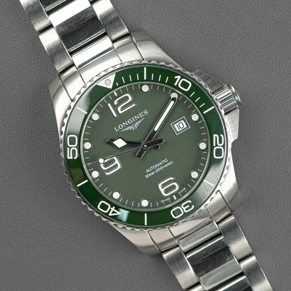 Longines HydroConquest Automatic Green Dial and Bezel 43mm