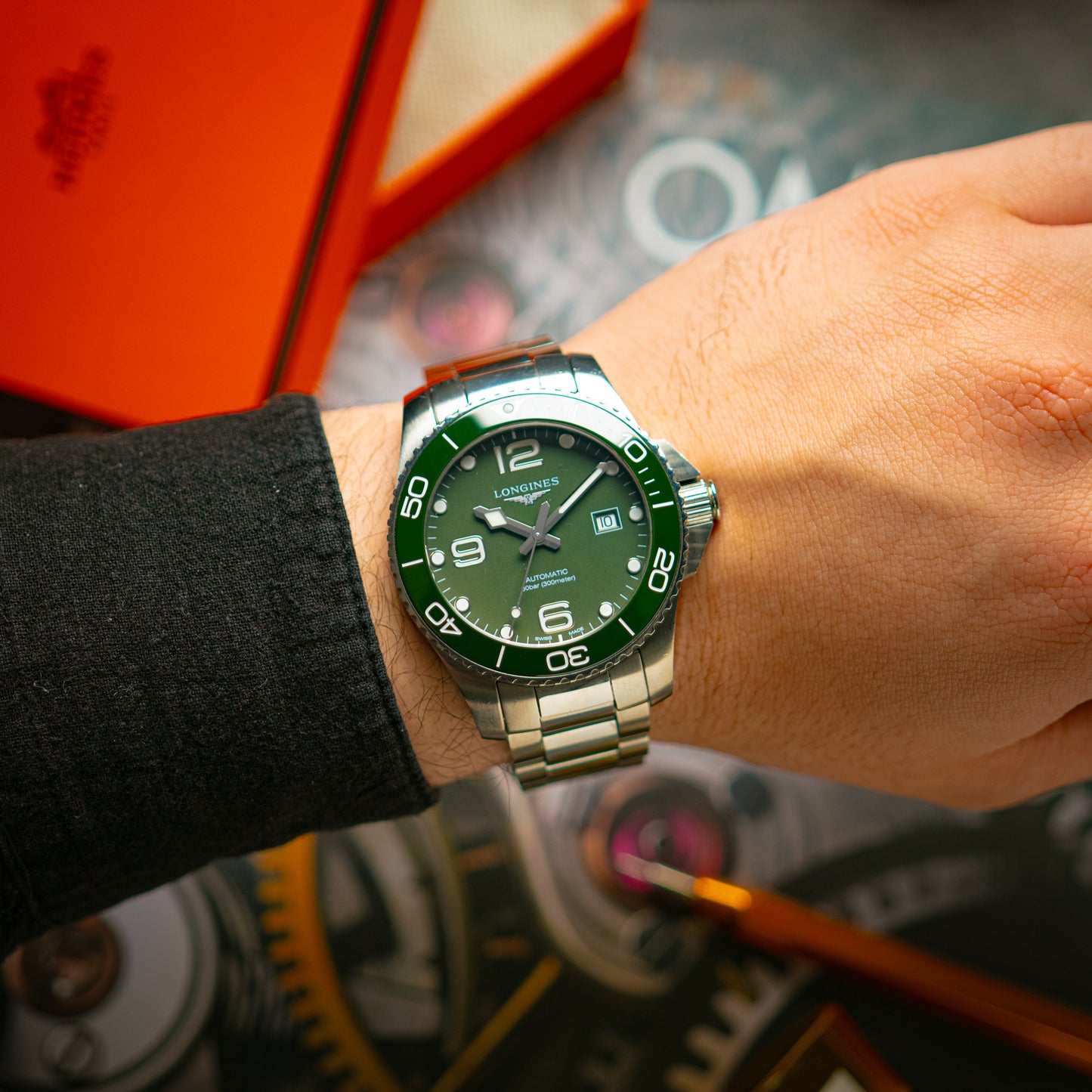 Longines HydroConquest Automatic Green Dial and Bezel 43mm