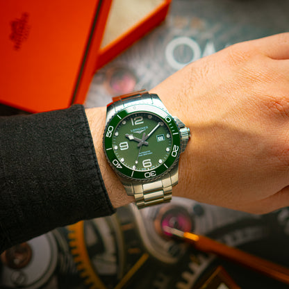 Longines HydroConquest Automatic Green Dial and Bezel 43mm