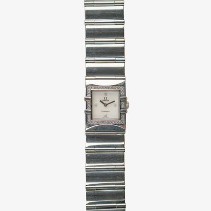 Omega Constellation Quadra Mother of Pearl Diamonds 20mm