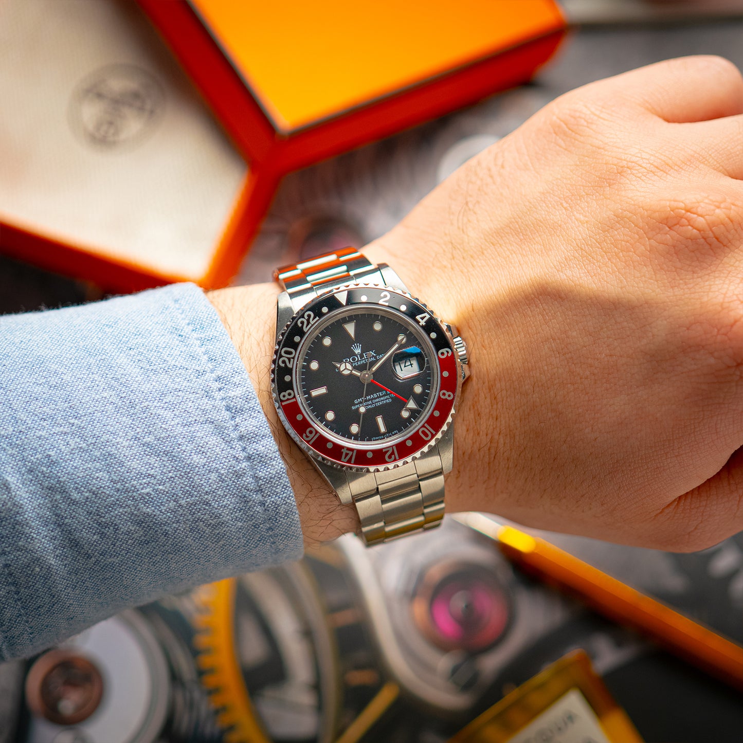 Rolex GMT-Master II 16710 "Coke" Black Dial 40mm