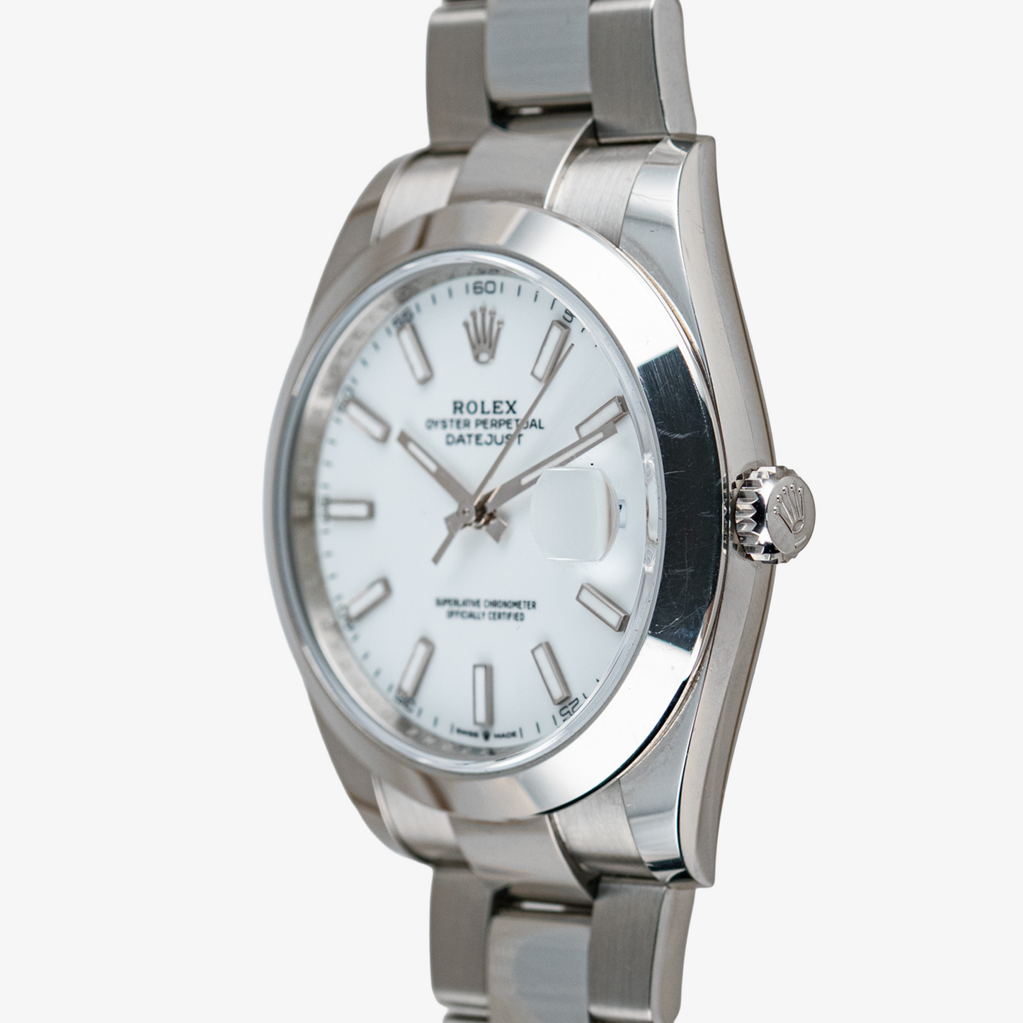 Rolex Datejust 41 126300 White Index Dial 41mm