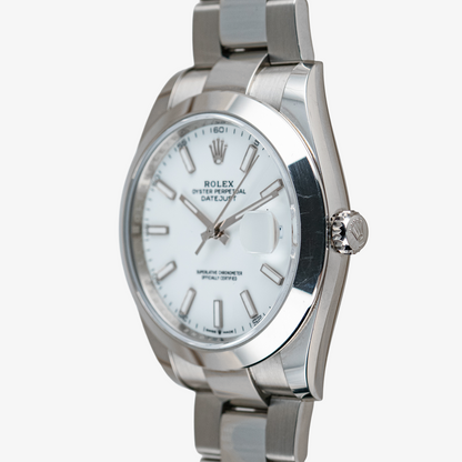 Rolex Datejust 41 126300 White Index Dial 41mm