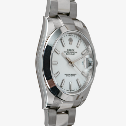 Rolex Datejust 41 126300 White Index Dial 41mm