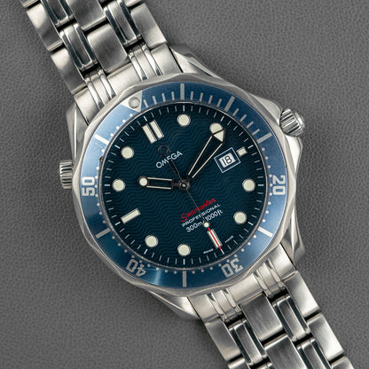 Omega Seamaster Diver 300M 2221.80.00 Quartz Blue Dial 41mm