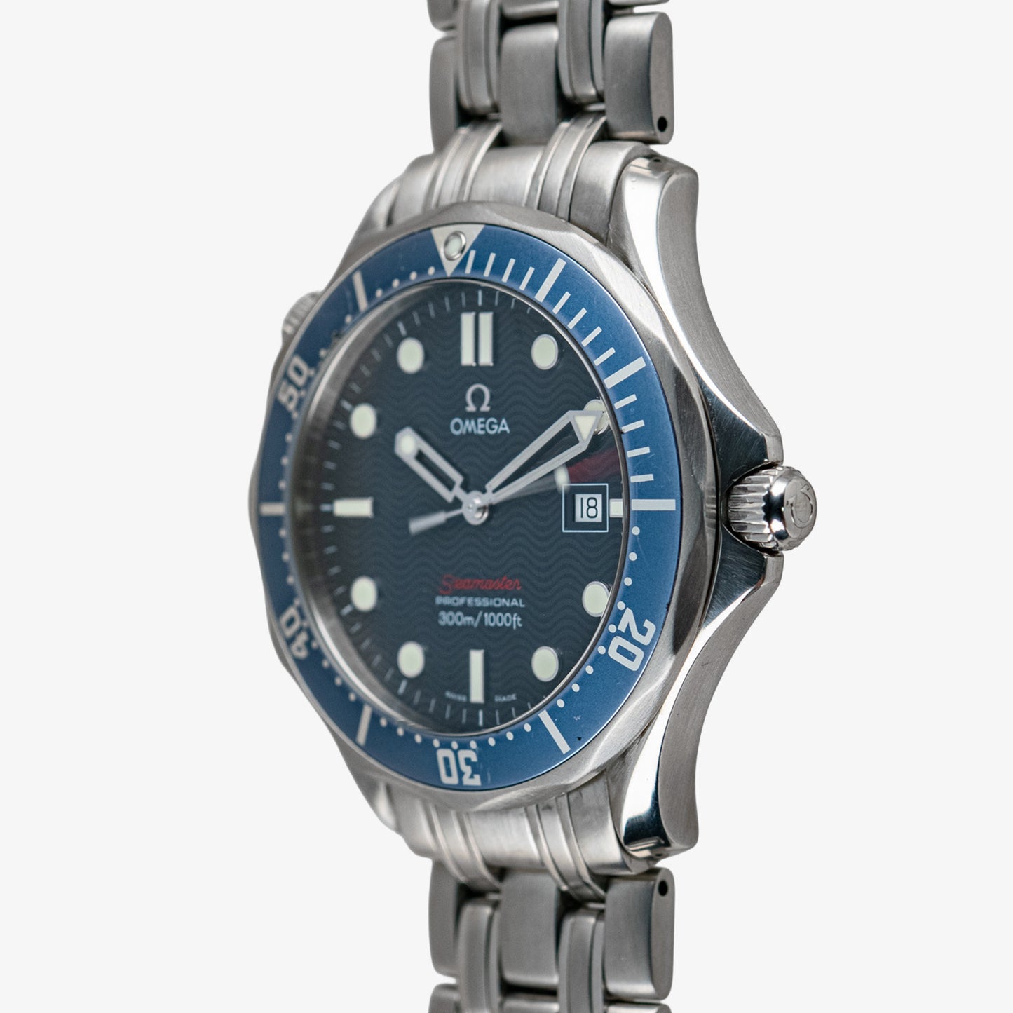 Omega Seamaster Diver 300M 2221.80.00 Quartz Blue Dial 41mm