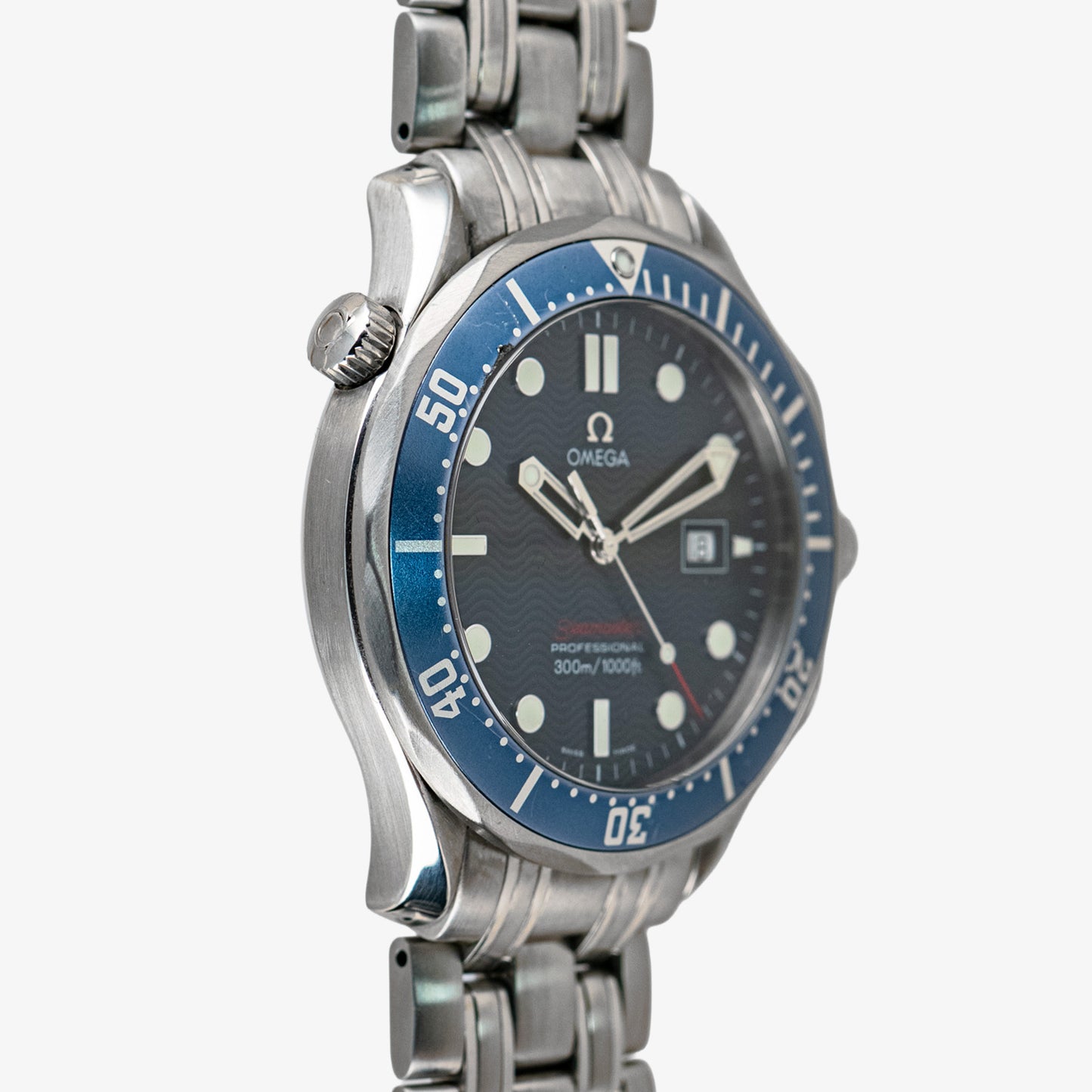 Omega Seamaster Diver 300M 2221.80.00 Quartz Blue Dial 41mm