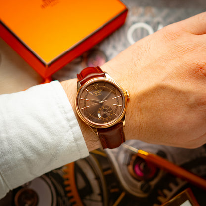 Rolex Cellini Dual Time 50525 Everose Gold 39mm