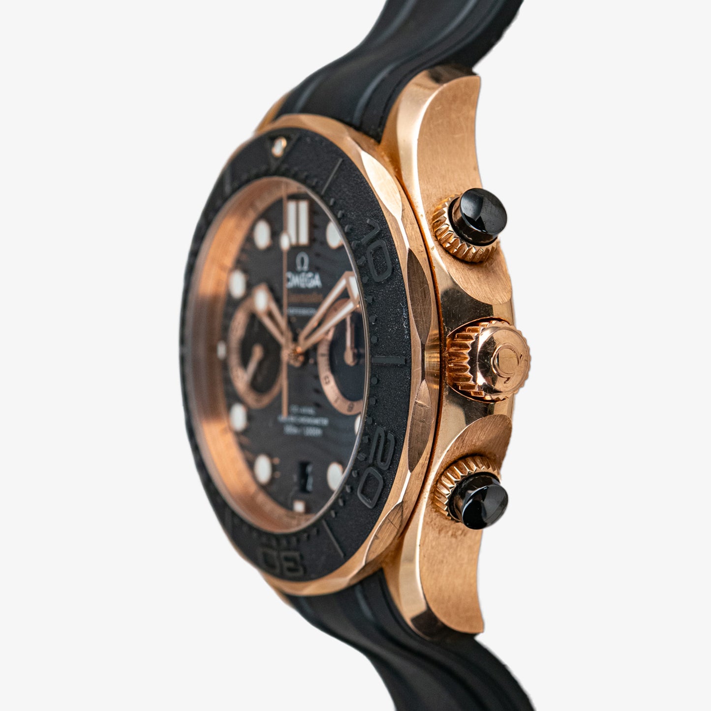 Omega Seamaster Diver 300M Chronograph Pink Gold 44mm