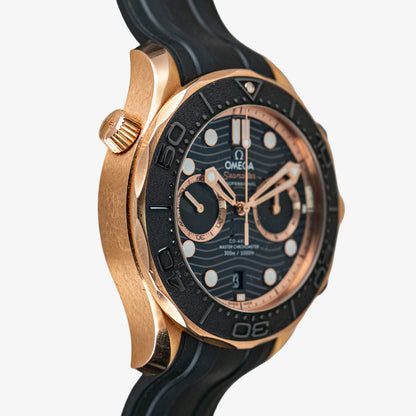 Omega Seamaster Diver 300M Chronograph Pink Gold 44mm