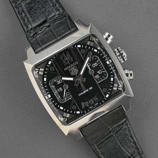 TAG Heuer Monaco Twenty Four Calibre 36 Black Dial 40.5mm