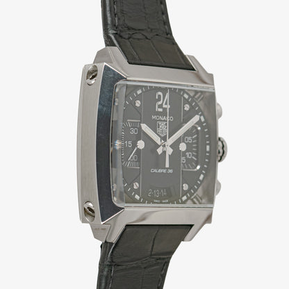 TAG Heuer Monaco Twenty Four Calibre 36 Black Dial 40.5mm