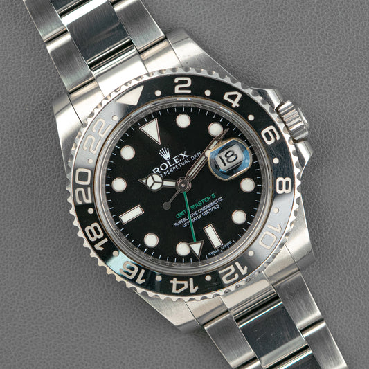 Rolex GMT-Master II 116710LN  Black Dial and Bezel 40mm