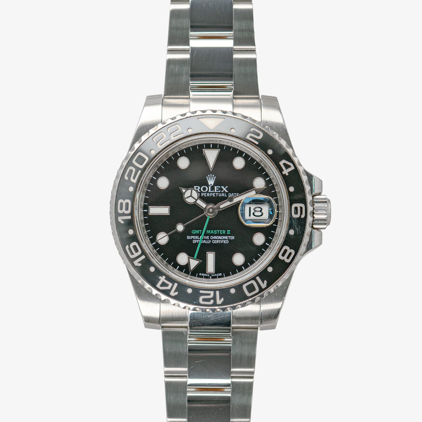 Rolex GMT-Master II 116710LN  Black Dial and Bezel 40mm