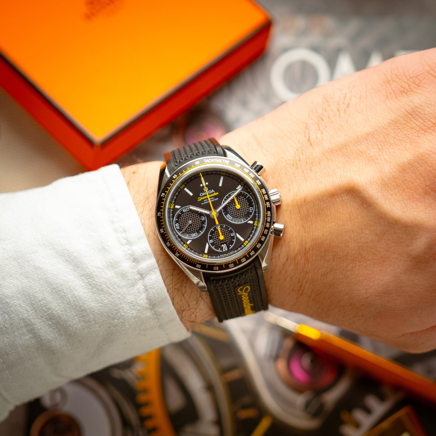 Omega Speedmaster Racing Grey Dial Rubber 40mm