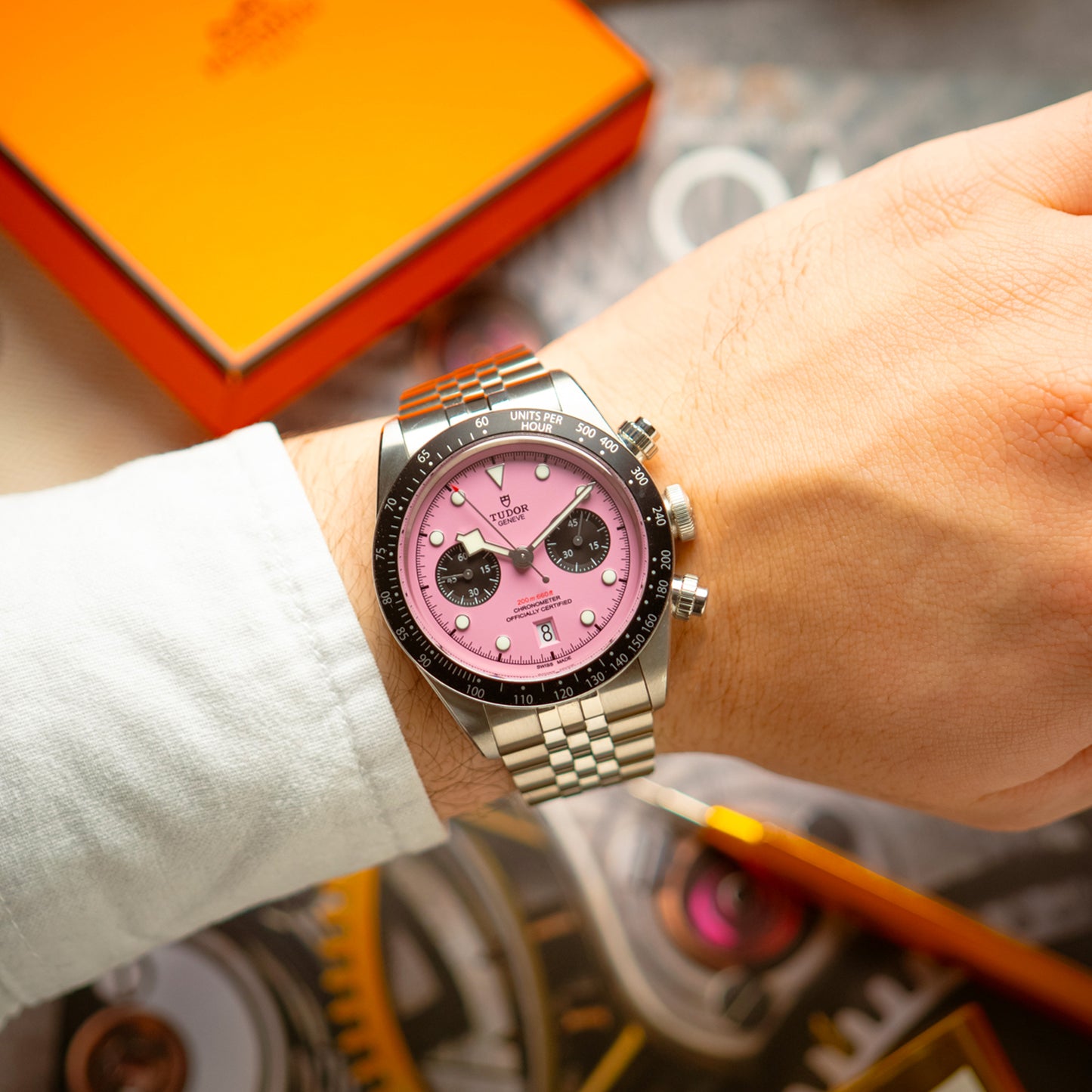 Tudor Black Bay Chrono 79360N Pink Dial 41mm