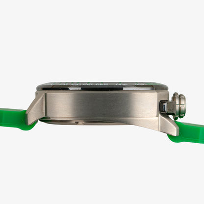 Mosso Italia Chronograph Green Dial Rubber 44mm