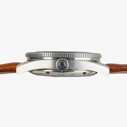 Omega Seamaster 300 Black Dial Leather Strap 41mm