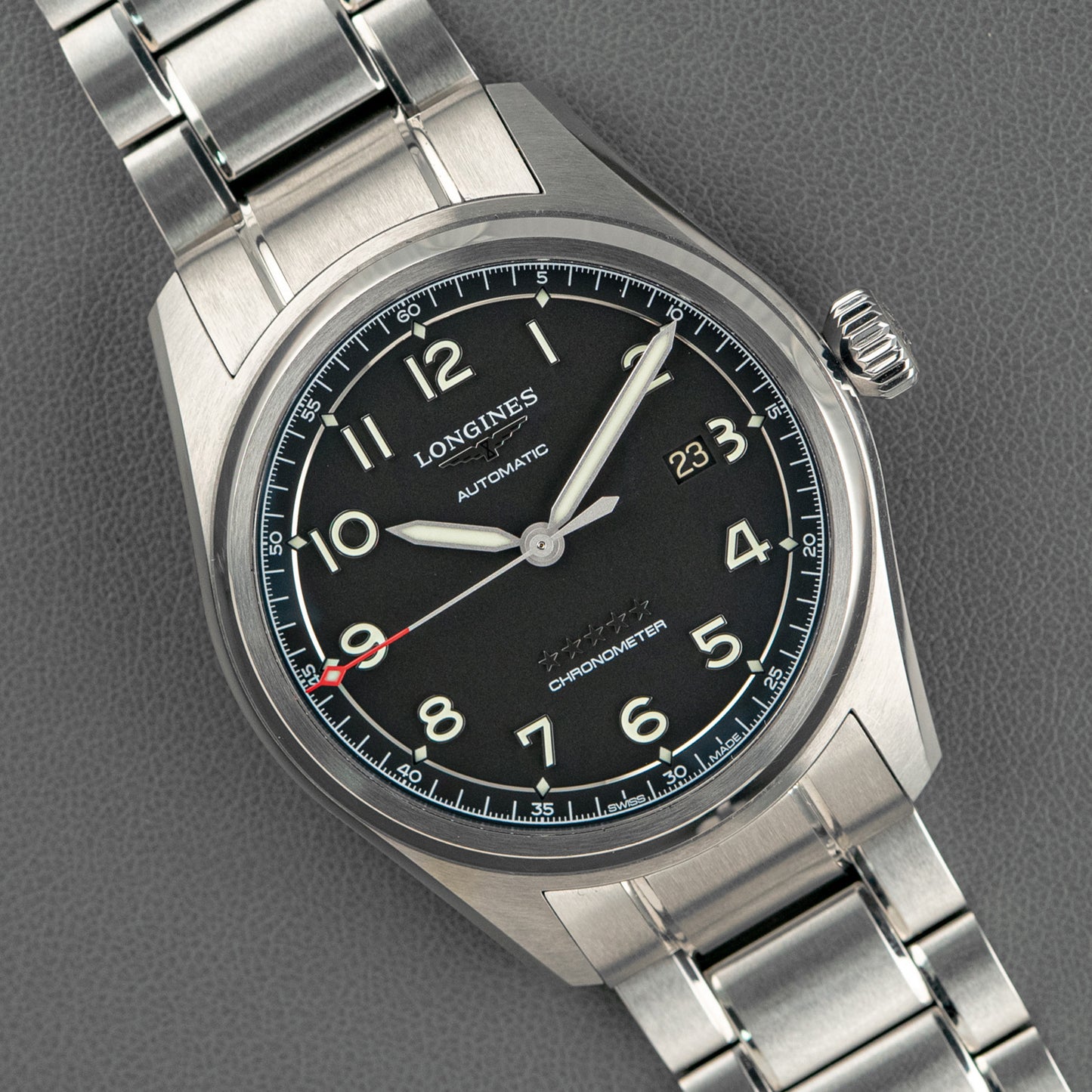 Longines Spirit Prestige Edition Black Dial Steel 42mm