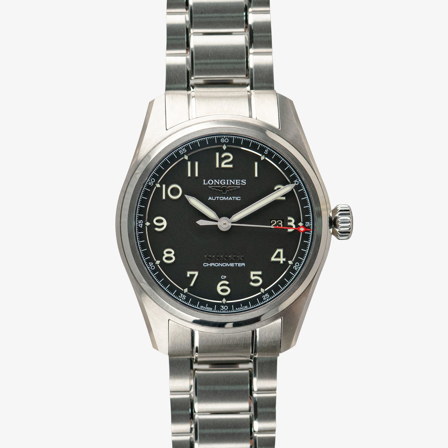 Longines Spirit Prestige Edition Black Dial Steel 42mm