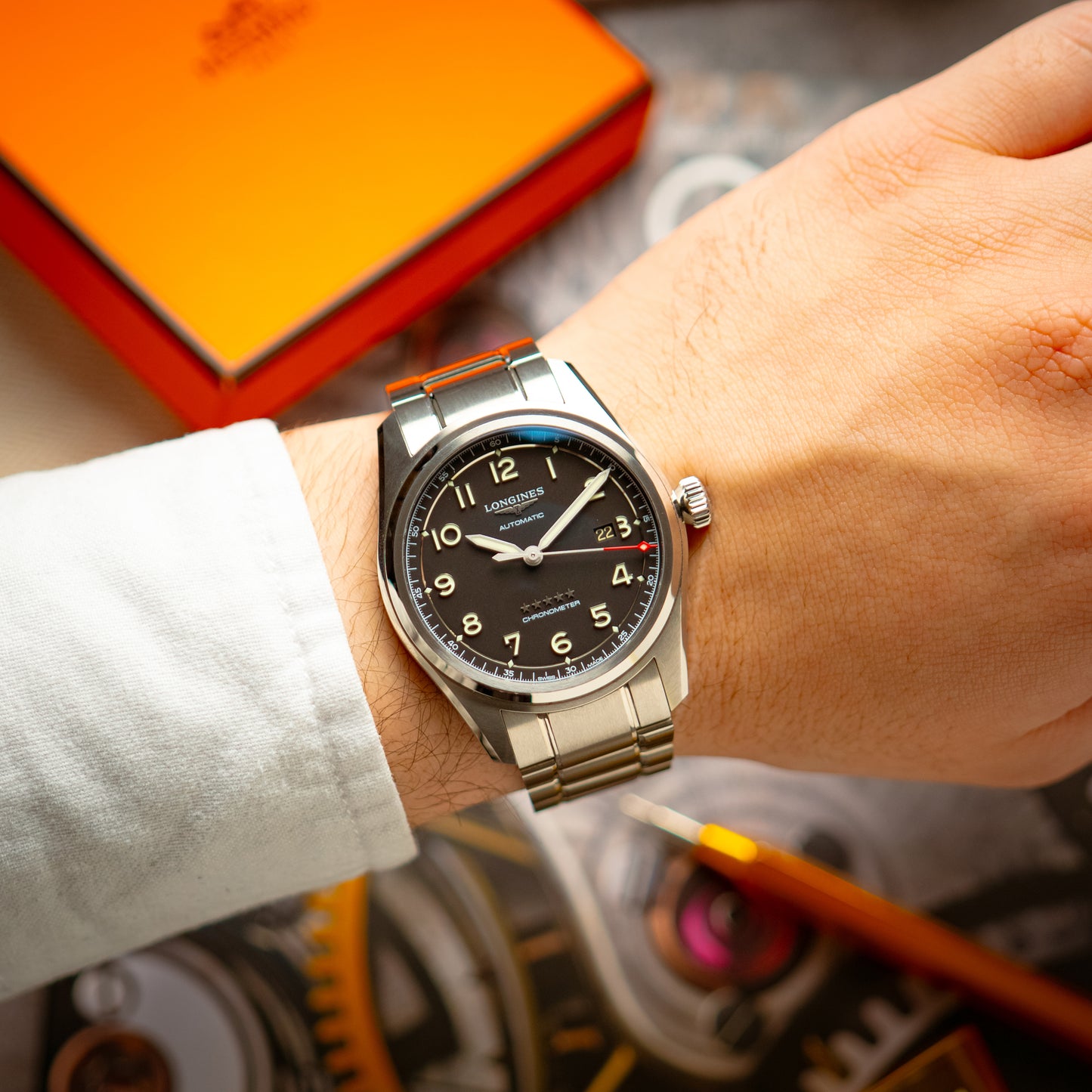 Longines Spirit Prestige Edition Black Dial Steel 42mm