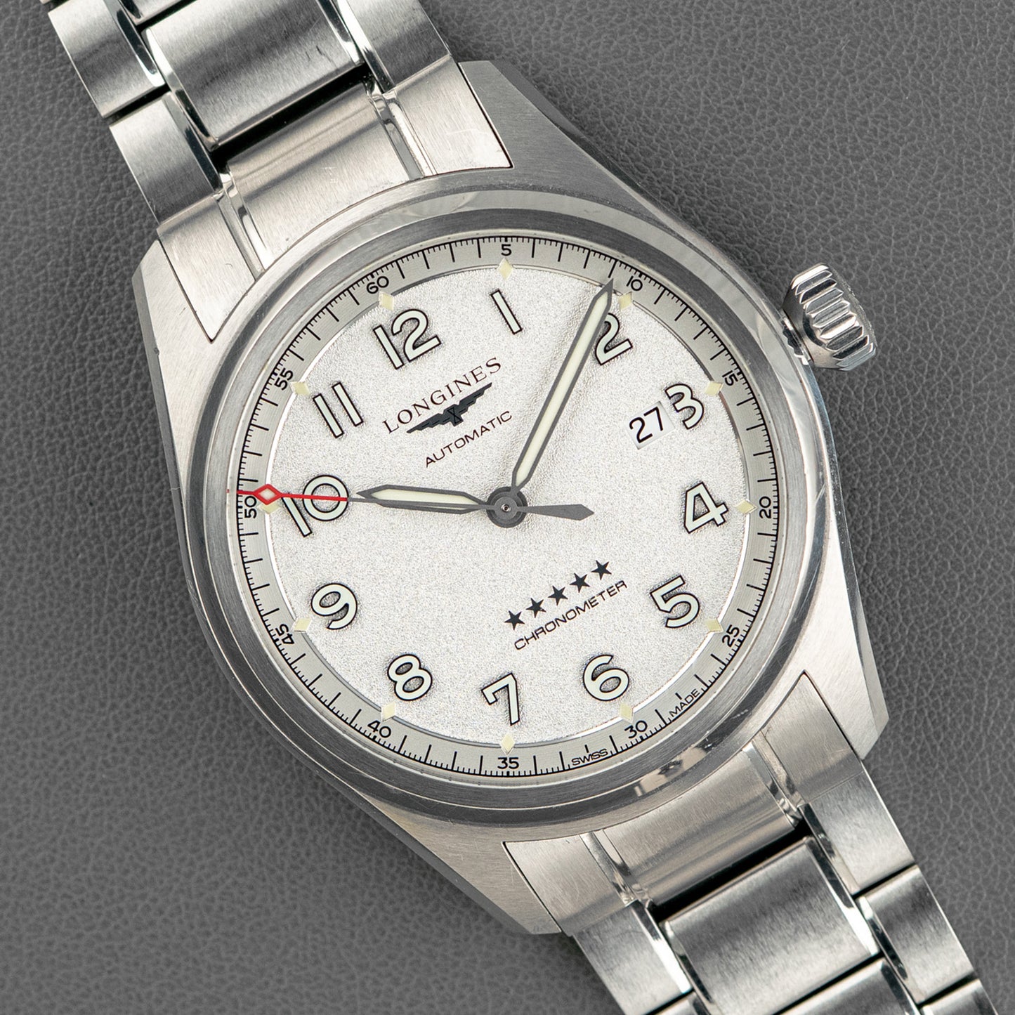 Longines Spirit Prestige Edition Silver Dial Steel 42mm