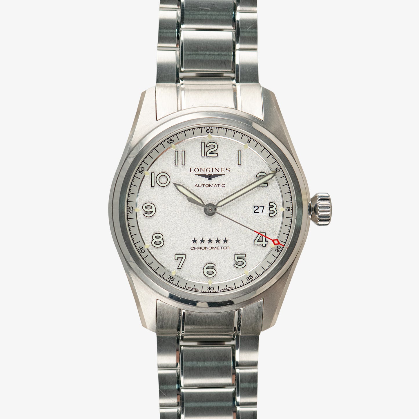 Longines Spirit Prestige Edition Silver Dial Steel 42mm