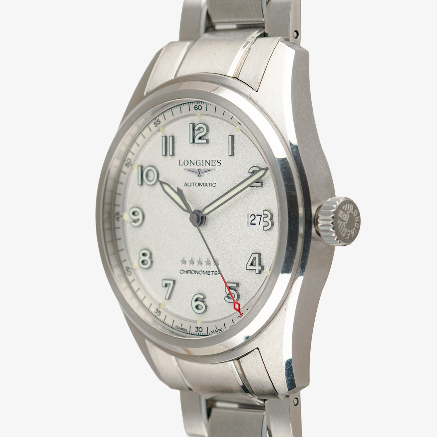 Longines Spirit Prestige Edition Silver Dial Steel 42mm