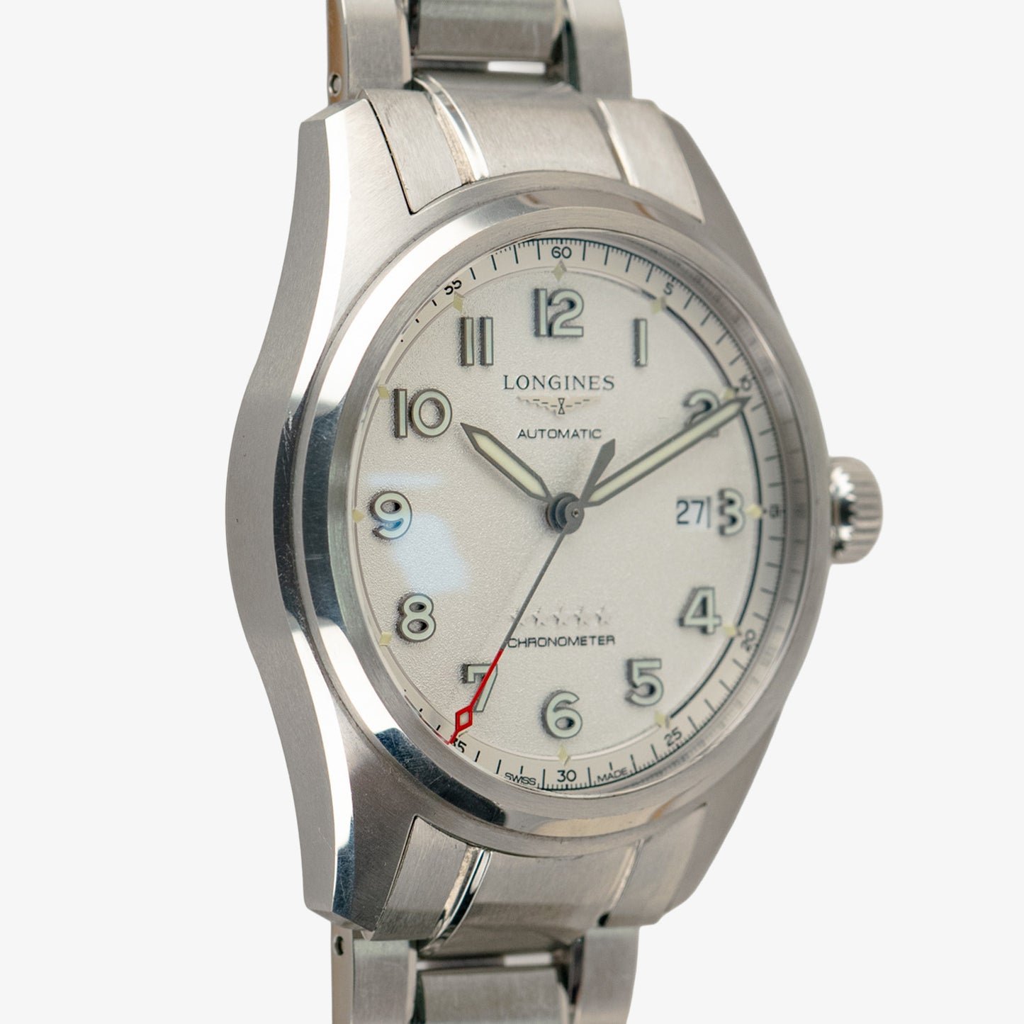 Longines Spirit Prestige Edition Silver Dial Steel 42mm