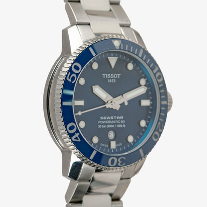Tissot Seastar 1000 Powermatic 80 Blue Dial Steel 43mm