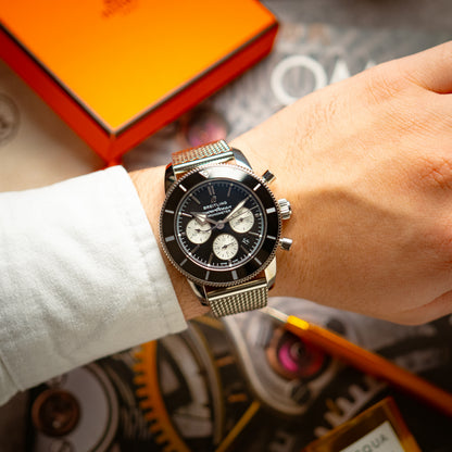Breitling Superocean Heritage B01 Chronograph Black 44mm