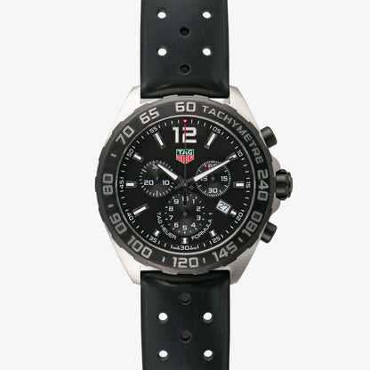 TAG Heuer Formula 1 Chronograph Black Dial Rubber 43mm