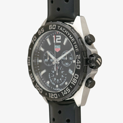 TAG Heuer Formula 1 Chronograph Black Dial Rubber 43mm