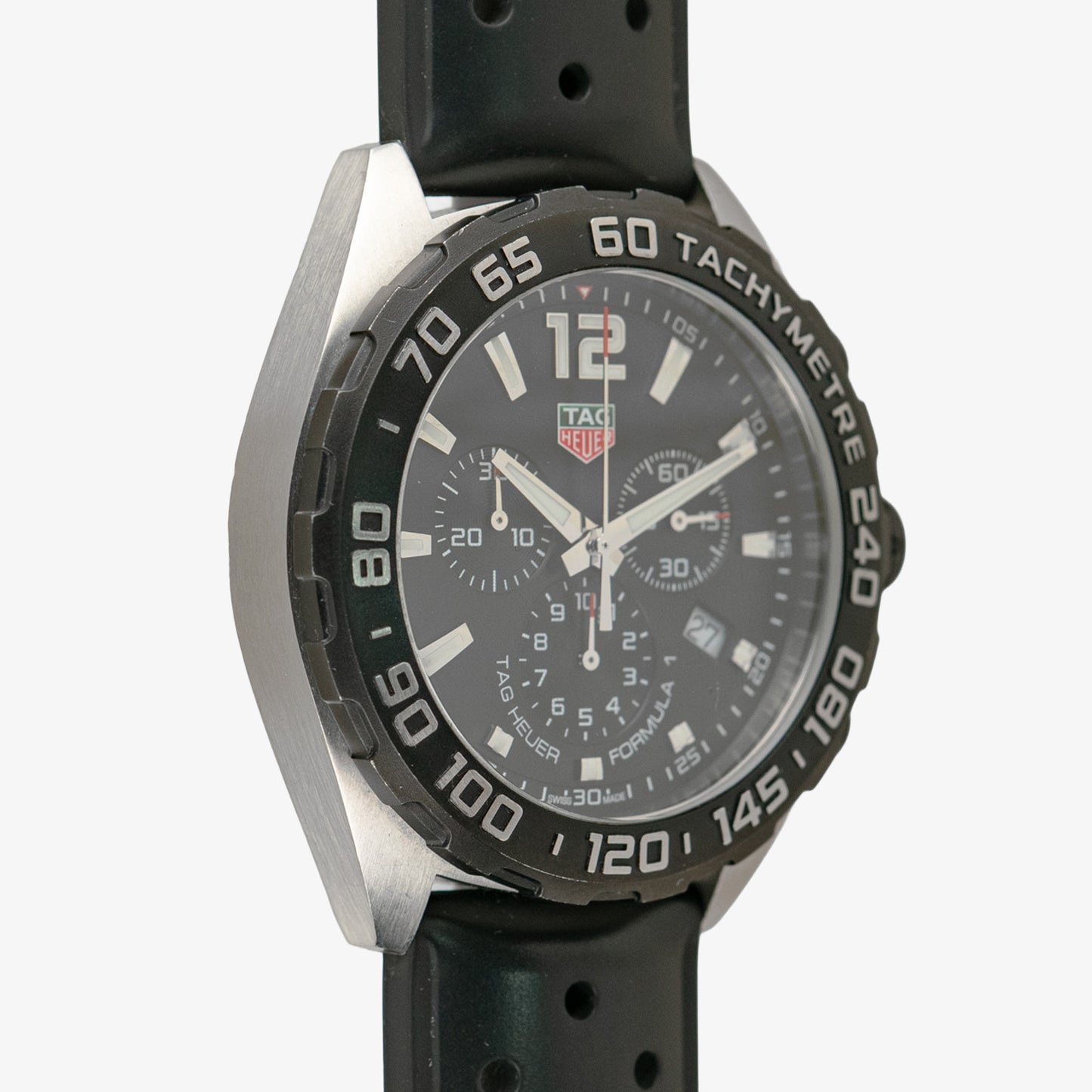 TAG Heuer Formula 1 Chronograph Black Dial Rubber 43mm