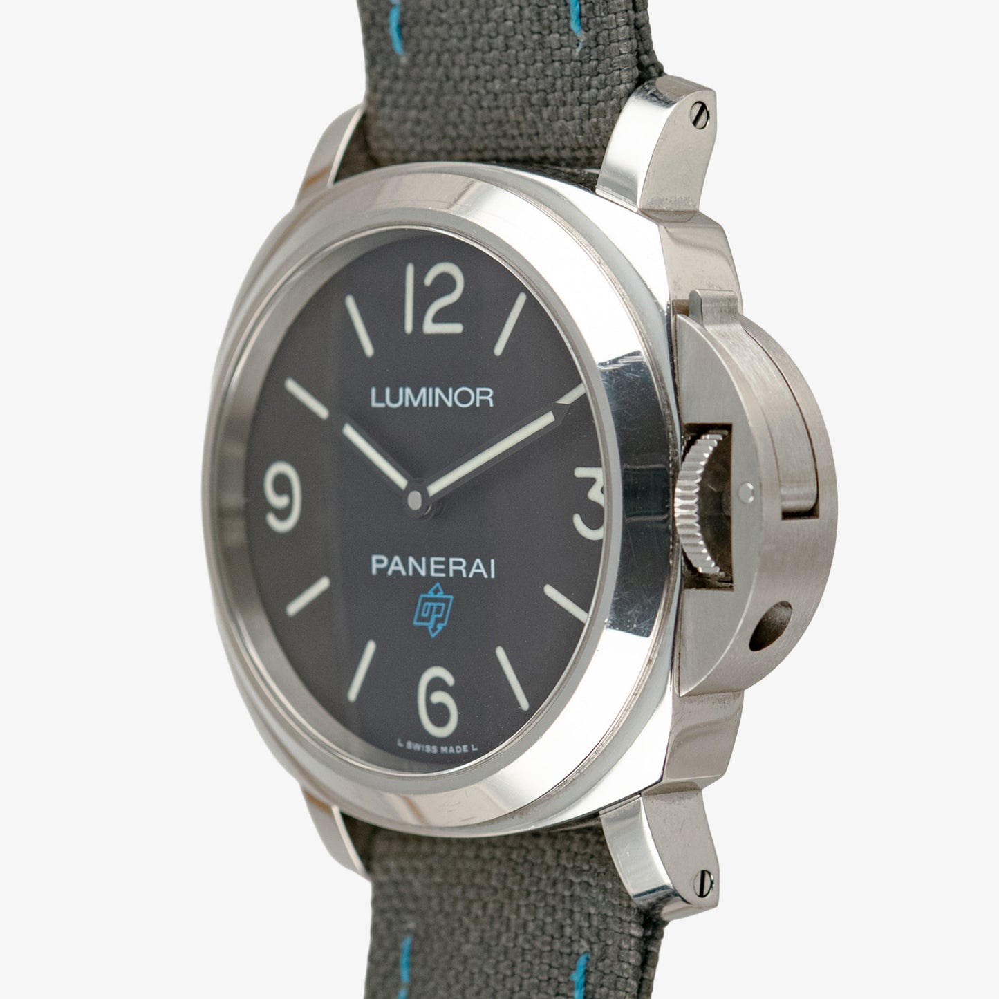 Panerai Luminor Logo PAM 774 Black Dial Fabric 44mm