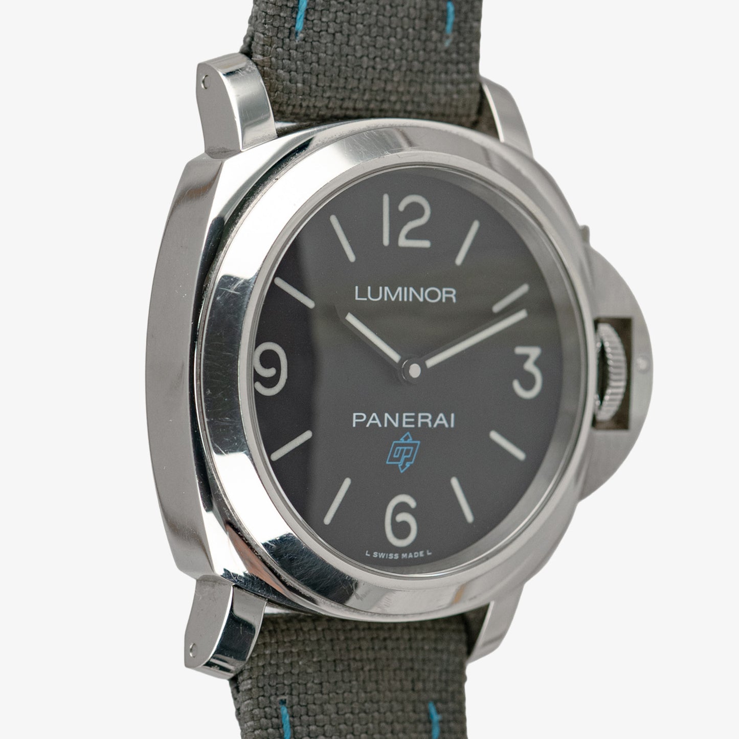 Panerai Luminor Logo PAM 774 Black Dial Fabric 44mm